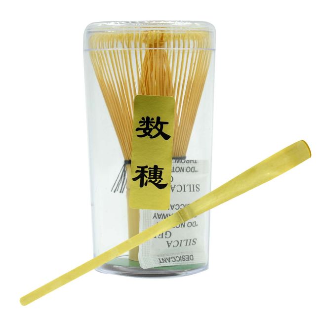 Tea utensils, Chasen, Chasen, Bamboo Matcha, Powder, Whisk, Tea Ceremony, Traditional Crafts, Tea Ceremony, Accessories, 100 Hontsu, Nodatsu, Kazuo, Eighty-teaspoon, Chasen Straightener, Chashaku (Sekusu + Chashaku)