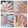 Doyime Nail Parts Cherry Blossom Nail Deco Parts 3D Sakura Petals Thin Cute Sequins Nail Art Nail Decor Parts
