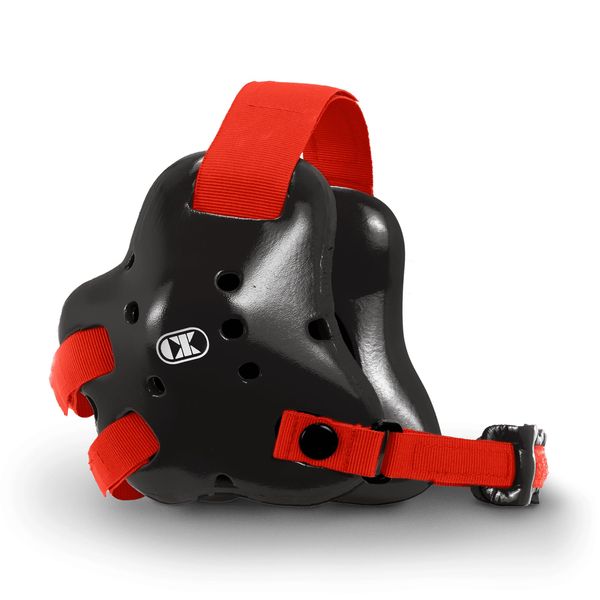 Cliff Keen Fusion Headgear (Black/Scarlet)