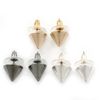 3 Pairs Gold/Silver/Black Stud Earring Set - 10mm Diameter