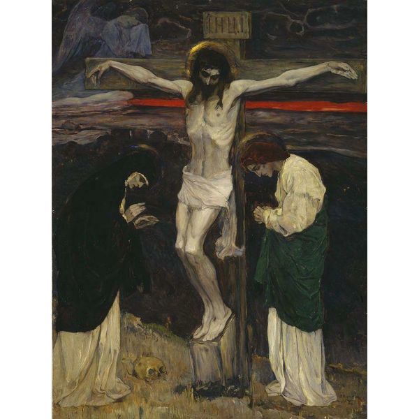 Mikhail Nesterov : Crucifixion : 1908 : Archival Quality Art Print 