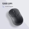 Perixx PERIMICE-802IN Mouse Wireless Bluetooth - Portable Design - Compatible with Windows, iOS, Android, PC, Laptop, Tablet, Smartphone, Graphite
