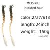 Braided Hair Extension, 24inch Length (2/27/613)