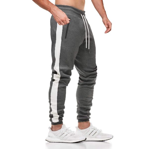 JustSun Jogginghose Herren Baumwolle Trainingshose Männer Sporthose Herren Lang Jogging-Hose Herren Sweathose Hosen Fitness Gym Trackpants Sweatpants Grau XL