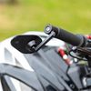 Oxford Shield 360 Bar End Motorcycle Mirror, Black