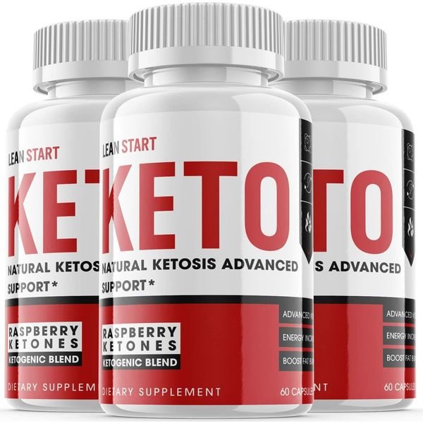 3-Lean Start Keto Diet Pills,Weight Loss,Fat Burner,Appetite Control Supplement