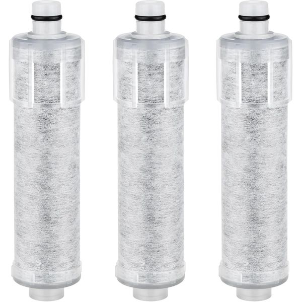 JF-20 Replacement Water Cartridge 3 Pack All-in-One Water Filter Replacement Cartridge Water Filter Anti-Bacterial High Chlorine Removal