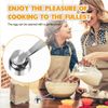 Egg Openers，304 Stainless Steel Egg Cutter Egg Cracker Tool Adjustable Effort, Durable Build