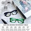 2 Pack Oprah Style Reading Glasses for Women Men Blue Light Blocking Computer Sq