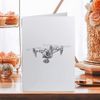 Large (A4) 'Drone With Camera' Blank Greeting Card (GC00049228)