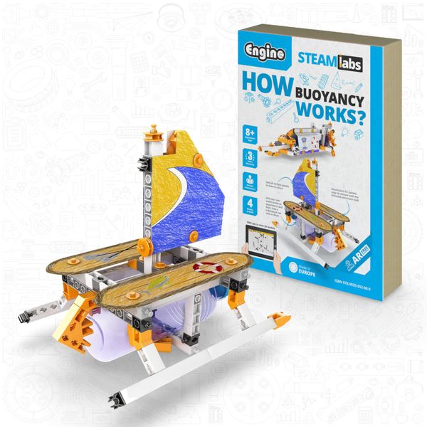 Engino STEAM Labs How Buoyancy Works Construction Toy for Ages 8+