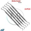Sickle Scaler Plaque Remover Calculus Tooth Cleaner Tartar Scraper Dentist Tools