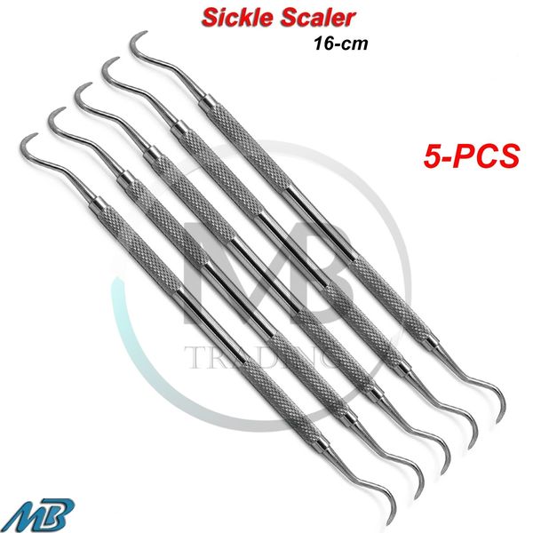 Sickle Scaler Plaque Remover Calculus Tooth Cleaner Tartar Scraper Dentist Tools