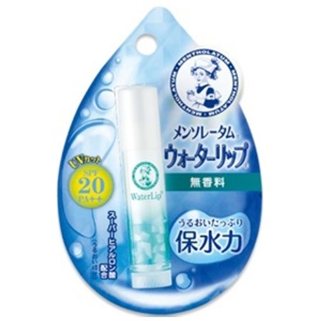 [Rohto Pharmaceutical] Mentholatum Water Lip Unscented 1 bottle [Cosmetics]