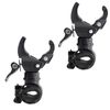 Alpha Depot Bicycle Light Holder Light U-Lock Air Pump Fixing Bracket x 2 Pack