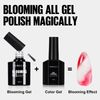 TOMICCA Clear Blooming Gel Nail Polish,Soak Off UV LED Blossom Gel Nail Polish for Spreading Effect,Nail Painting, Marble,Natural Stone,Watercolor Blooming Gel Polish Nail Art Design Manicure