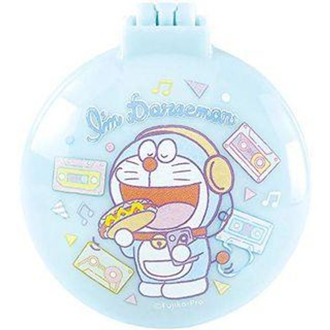 T'S Factory - I am Doraemon Round Mirror & Brush (80's Pop Doraemon)