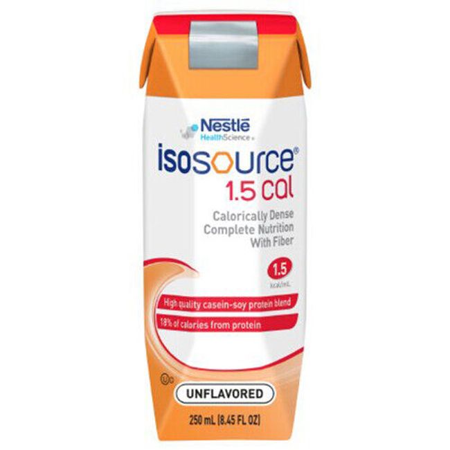 Isosource 1.5 Cal Formula, Unflavored (Formerly Vanilla), 250 ml. - Case of 24