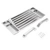 For 2003-2009 Hummer H2 Chrome Hood Deck Vent Panel Grille with handle covers