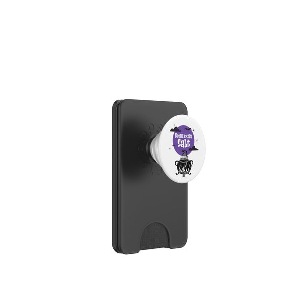 Needs Extra Salt Halloween Chef Kettle Cauldron PopSockets PopWallet for MagSafe
