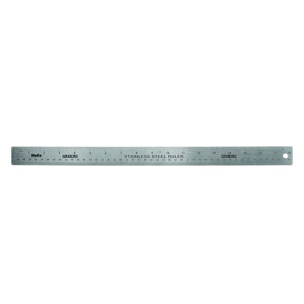 Helix 18 inch 45cm Steel Ruler