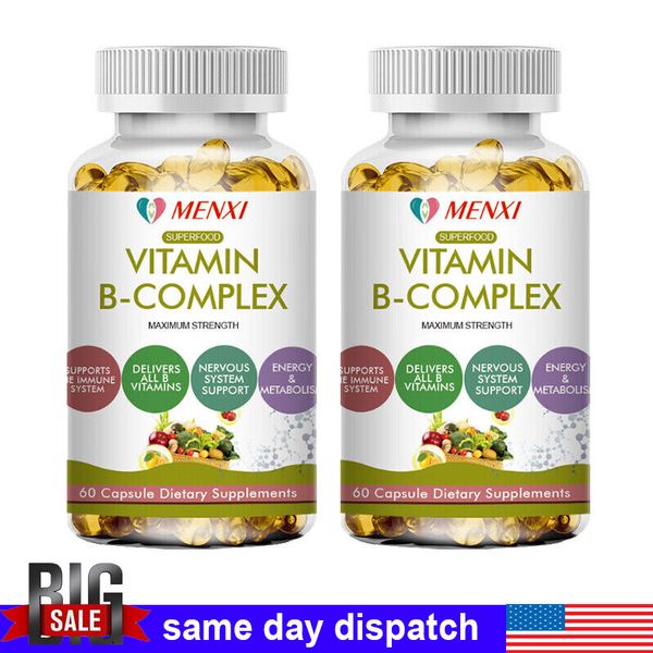 z B1,B2,B3,B5,B6,7,B9,B12, Immune Support 2 X 60 Capsules