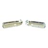 Tow Mirror Cap Chrome Kit Set of 4 Compatible with Chevy GMC Pickup without Temp Sensor
