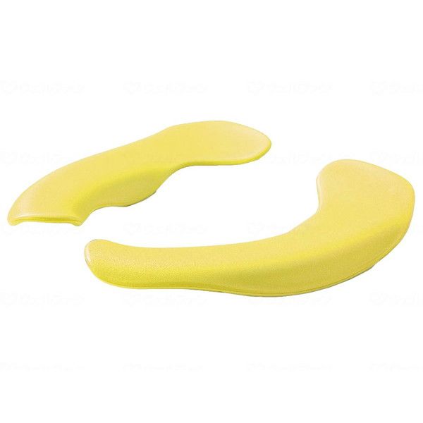 Easy-to-wipe toilet seat cushion, yellow, Oka 29453, shipped directly from manufacturer