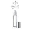 Roller Roll on ESSENTIAL OIL bottles SILVER Cap 10 ml Glass Refillable 6 PACK