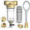 Waterdrop Spin Down Sediment Filter, Backwash Whole House Filter for Well Water
