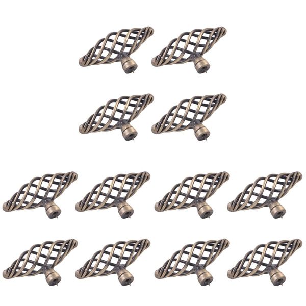 jojofuny 12 Pcs Cabinet Pulls Alloy Door Knobs Drawer Pulls and Knobs Cupboard Pull Knob Nordic Cage Pull Handle Cabinet Knob Knobs for Dresser Drawers Alloy Drawer Knobs Wardrobe Birdcage