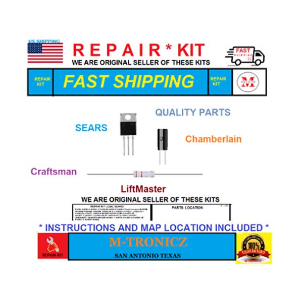 REPAIR KIT Garage Door  Liftmaster Circuit Board 41A5021-3  41A5021-3G Craftsman