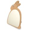 Taiko Wooden Stand Mirror, Tabletop or Angle Adjustment, Makeup Mirror, Foldable Mirror, Rabbit