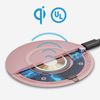 15W Wireless Charger Fast Pink Compatible with Google Pixel 9/Pixel 9 Pro, Charging Pad Slim Quick Charge