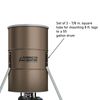 American Hunter Leg Adapter Kit Durable Stable Versatile Coated Steel Square Leg Adapter Set of 3 for 350 LB Tripod Game Feeder Bolts & Plate Included