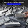 EXZEIT Waterproof Led Boat Lights, Blue Light,2 pc 72W Deck/Dock Marine Lights 4000 LMS 120°Flood Light, 6.3 inch, 12/24 V Led Light Bar (blue light)