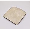 Decorative Brown Metallic Candle Plate with Oak Leaves