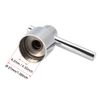 sourcing map Faucet Lever Handle,29mm Dia Single Lever Handle Replacement Silver Tone 4 Pcs