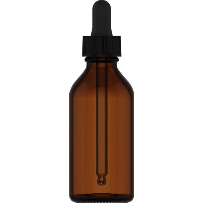 Dropper Bottle, 2 fl oz (59 mL) Glass Amber, Dropper Bottle