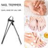 Minkissy 12pcs Nail Clipper Set Stainless Steel Nail Cutter Manicure Clippers Fingernails Toenail Nippers Trimmers