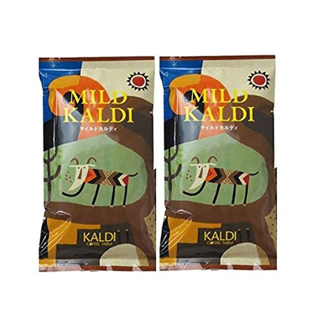 Mild Caldi Filter Medium Ground No. 8 Powdered Roasted Coffee, 7.1 oz (200 g), Set of 2