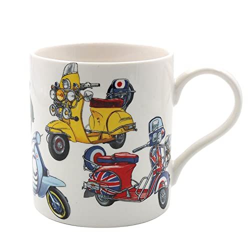 lesser and pavey Ceramic Mug | Scooters | 1 Piece - 13x9x10 cm