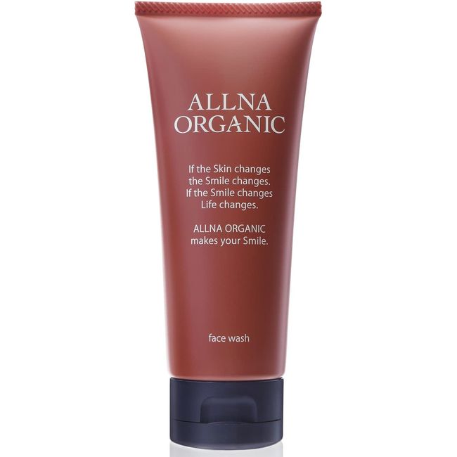ALLNA Organic Facial Cleansing Foam for Opening Pores; No Additive for Sensitive Skin (100 g)