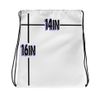 Digitally Airbrush Painted Personalized Custom Football Helmet Drawstring Backpack