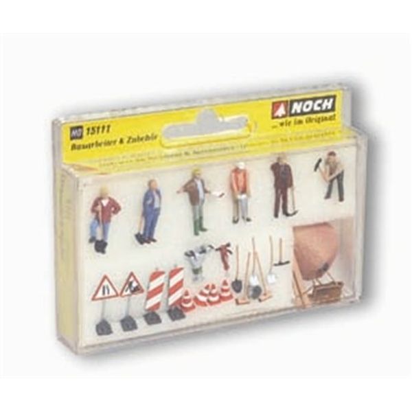 Noch 15111 Road Maintenance Workers & Tools (6) by Noch