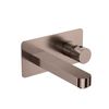 Fluted Koko Brushed Bronze Wall Mounted Basin Mixer Tap