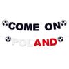 Come On Poland Recyclable Custom Card Party Bunting