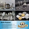PARKER & BAILEY Silver Polish - Silver Polish Cleaner and Polish Tarnish Remover Jewelry Cleaner Metal Polish Cream for Polishing Antique Decor Pans Utensils Furniture 8 Oz Bottle