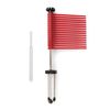 Fox Run Collapsible Pasta Drying Rack, 18.5", Red, Plastic with Rotating Arms