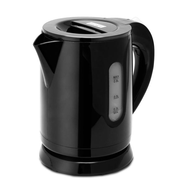 Ito, Electric Kettle, Compact Kettle, Small Size, 0.8 L, 800 W, Automatic Power Off, Empty Heating Prevention, Lightweight, Black